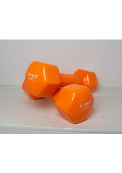 2 kg Vinil Dambıl Pvc 2 Adet