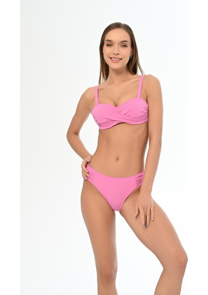 Aquaviva Kadın Lila Kalın Askılı Anna Straplez Bikini Takımı