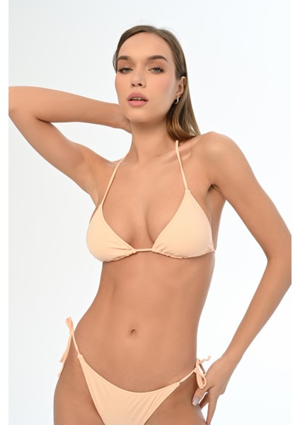 Aquaviva Kadın Pudra Maria Üçgen Yanı Ipli Bikini Takımı fiyatları