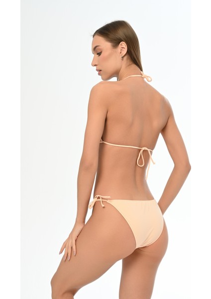 Aquaviva Kadın Pudra Maria Üçgen Yanı Ipli Bikini Takımı fırsatları