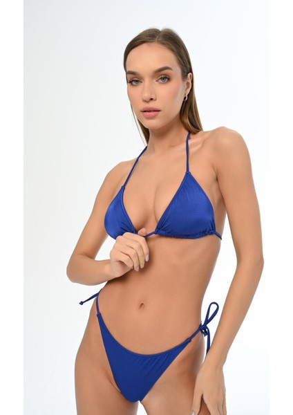 Aquaviva Kadın Saks Üçgen Ella String Bikini Takımı fırsatları