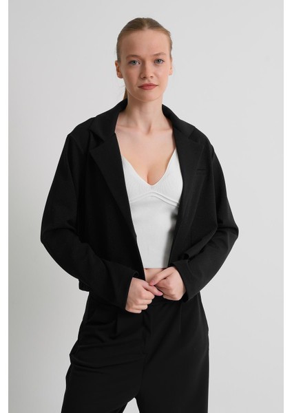 Alexandergardı Astarsız Crop Blazer Ceket