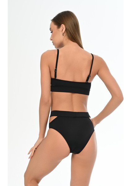 Aquaviva Kadın Siyah Ayar Askılı Theodora Dekolte Bikini Takımı fırsatları