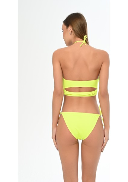 Aquaviva Kadın Neon Yeşil Çapraz Ipli Barbara Dekolte Bikini Takımı fırsatları
