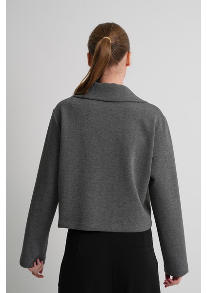 Alexandergardı Astarsız Crop Blazer Ceket