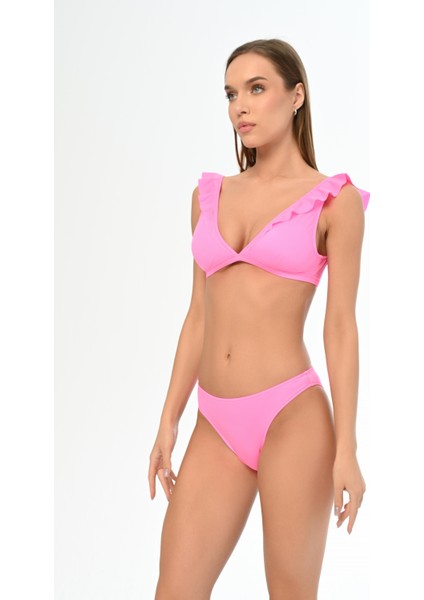 Aquaviva Kadın Fuşya Fırfırlı Elizabeth Bikini Takımı fiyatları