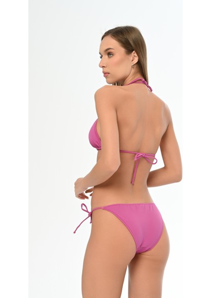 Aquaviva Kadın Lila Maria Üçgen Yanı Ipli Bikini Takımı fırsatları