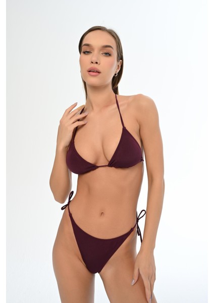 Aquaviva Kadın Mürdüm Üçgen Ella String Bikini Takımı modelleri