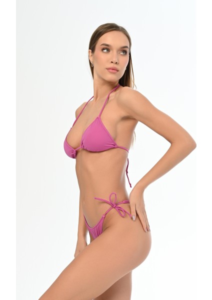 Aquaviva Kadın Lila Üçgen Ella String Bikini Takımı modelleri