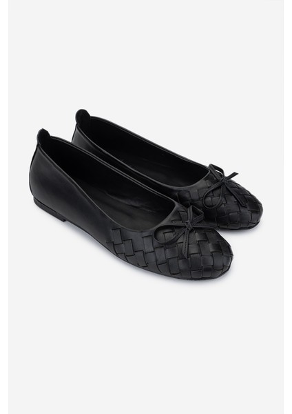 Kadın Deri Siyah Babet Ayakkabı 970 8193 Bn Ayk 25 Sıyah fiyatları