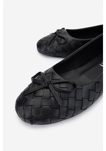 Kadın Deri Siyah Babet Ayakkabı 970 8193 Bn Ayk 25 Sıyah modelleri