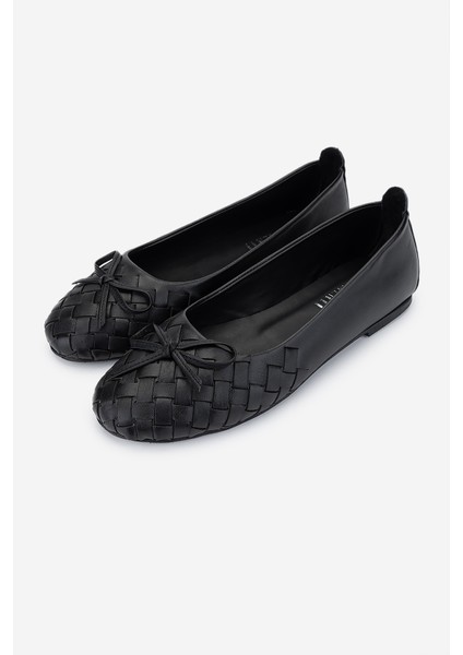 Kadın Deri Siyah Babet Ayakkabı 970 8193 Bn Ayk 25 Sıyah indirimleri