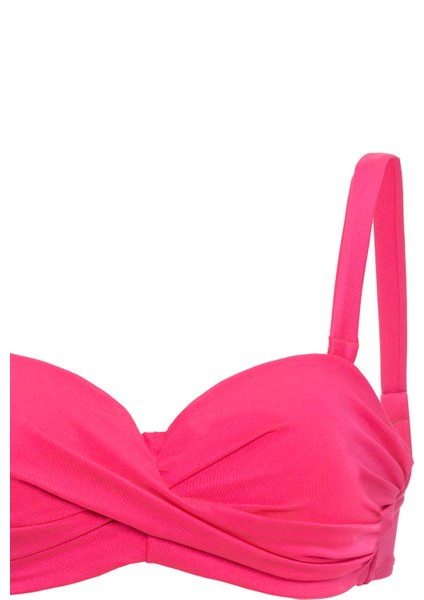 Aquaviva Kadın Fuşya Biana Dönen Straplez Bikini Takımı modelleri