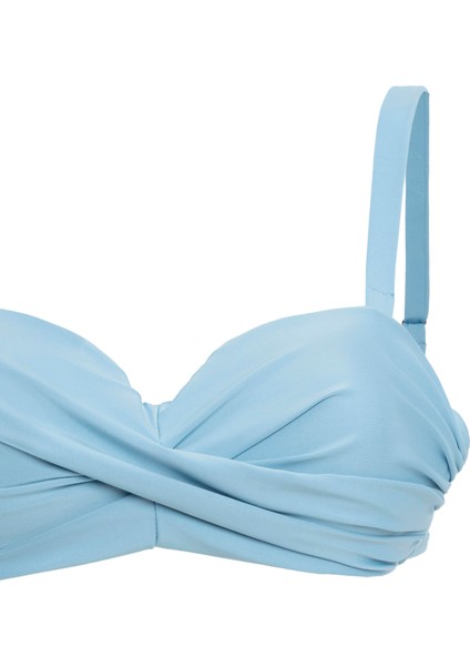 Aquaviva Kadın Turkuaz Biana Dönen Straplez Bikini Takımı modelleri