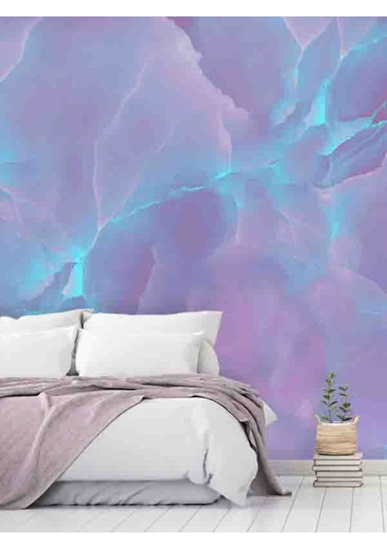 Duvar Kağıdı Lüks Mermer Desenli Silinebilir Tekstil Duvar Kağıdı