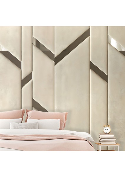 Minimalist 3D Efektli Geometrik Duvar Kaplaması-3d Duvar Kağıdı Silinebilir Yırtılmaz Tek Parça modelleri