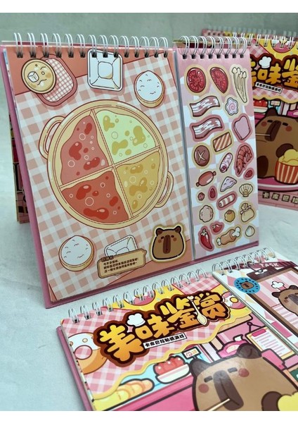 Capybara Gurme Izometrik Özel Tasarım Sticker Seti ile Görev Tamamlama/çıkartma/kapibara fiyatları