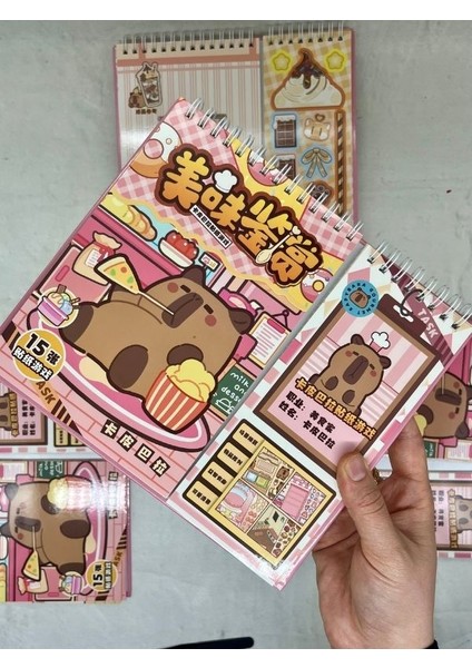 Capybara Gurme Izometrik Özel Tasarım Sticker Seti ile Görev Tamamlama/çıkartma/kapibara indirimleri