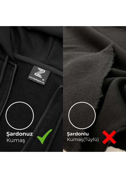 Command & Conquer Siyah Fermuarlı Limited Edition Kapşonlu Sweatshirt