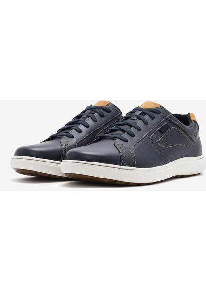 Mapstone Lace Erkek Navy Leather Spor Ayakkabı 26176887 modelleri