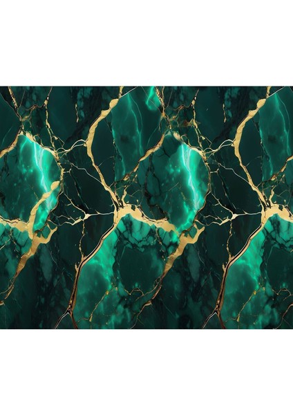 Duvar Kağıdı Lüks Zümrüt Yeşili Mermer Desenli Duvar Kağıdı | Zarif ve Göz Alıcı Mekanlar modelleri