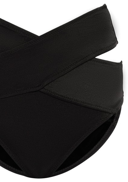 Aquaviva Kadın Siyah Fitilli Shay Çapraz Kombin Bikini Takımı fırsatları