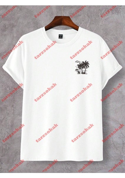 Tarzsokak Model 3588 Erkek Yazlık Yuvarlak Yaka Kısa Kollu Günlük Tişört, Yaz modelleri