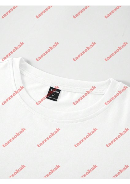 Tarzsokak Model 3588 Erkek Yazlık Yuvarlak Yaka Kısa Kollu Günlük Tişört, Yaz indirimleri