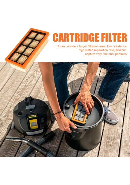 Karcher Ad 2, Ad 3.000, Ad 3 Premium Şömine Için 6.415-953.0 Filtresi (Yurt Dışından)