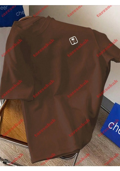 Tarzsokak Model 3681 Erkek Yazlık Yuvarlak Yaka Kısa Kollu Günlük Tişört, Yaz