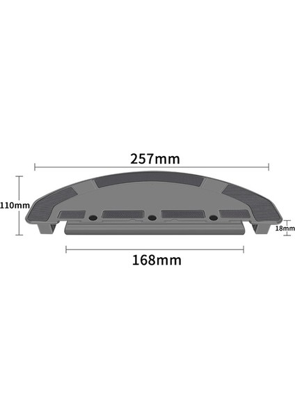 Ecovacs T8/T8AIVI/DX93/DDX96 257X168X110MM Paspas Plaka Braketi Için (Yurt Dışından)