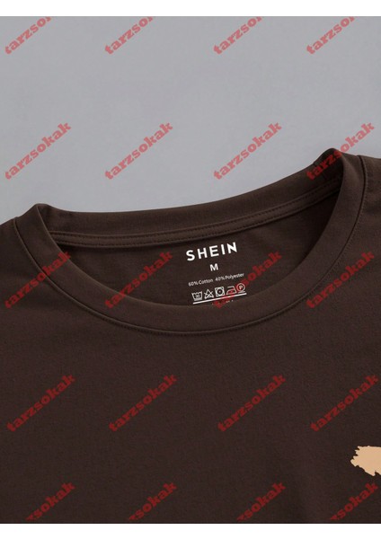 Tarzsokak Model 3436 Erkek Yazlık Yuvarlak Yaka Kısa Kollu Günlük Tişört, Yaz modelleri