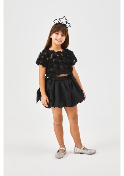 Siyah Kız Çocuk Balon Etek - Anna fiyatları