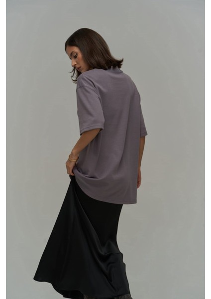 Tarzsokak Corset Boz Lila Oversize modelleri