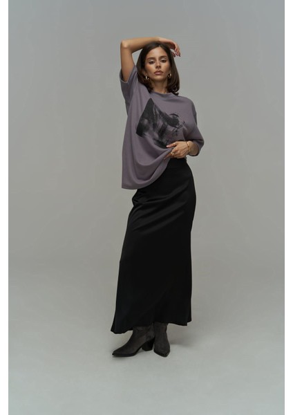 Tarzsokak Corset Boz Lila Oversize fırsatları
