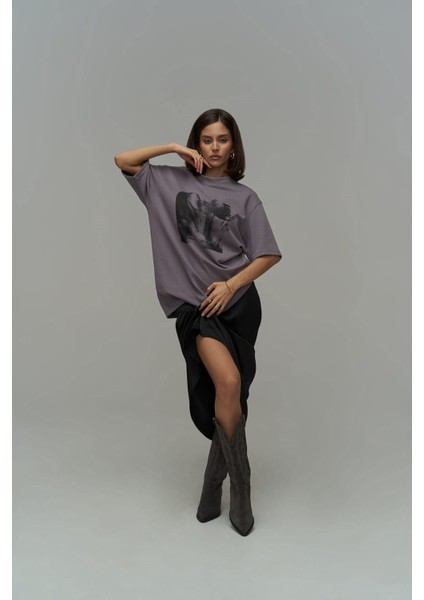 Tarzsokak Corset Boz Lila Oversize indirimleri