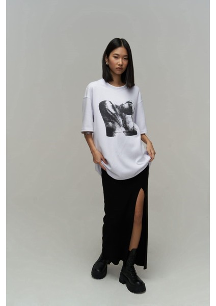 Tarzsokak Corset Beyaz Oversize modelleri