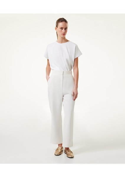 Straight Fit Gabardin Pantolon MS1240003023002