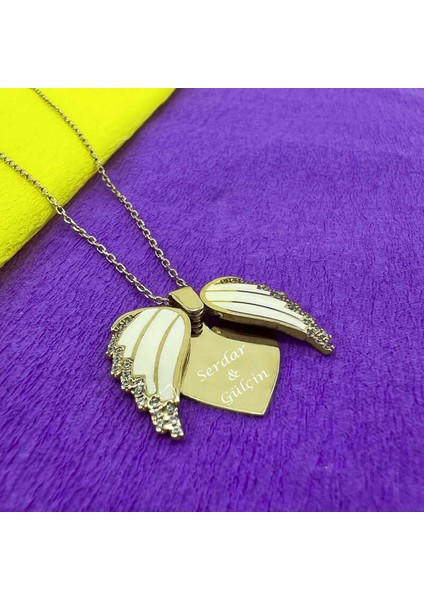 Gümüş Rose Kalpli Isimli Bayan Kolye modelleri
