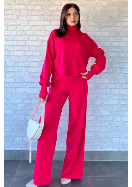 Crop Kazak Pantolon Triko Ikili Takım fiyatları