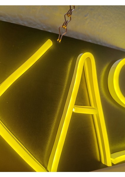 Kasa Yazılı Neon Tabela 30X15CM (3mm Siyah Mdf Üzeri) modelleri