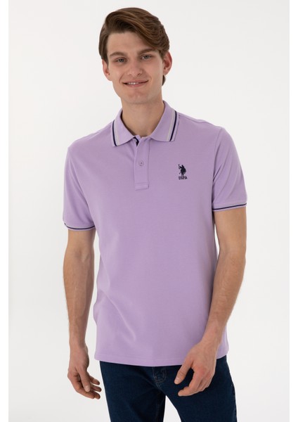 Erkek Lila Tişört Basic 50306011-VR034