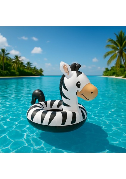 Egzotik Hayvanlar Deniz Simiti-Safari Party-Tropik Dostlar –kuş, Maymun, ZEBRA(57X51CM)
