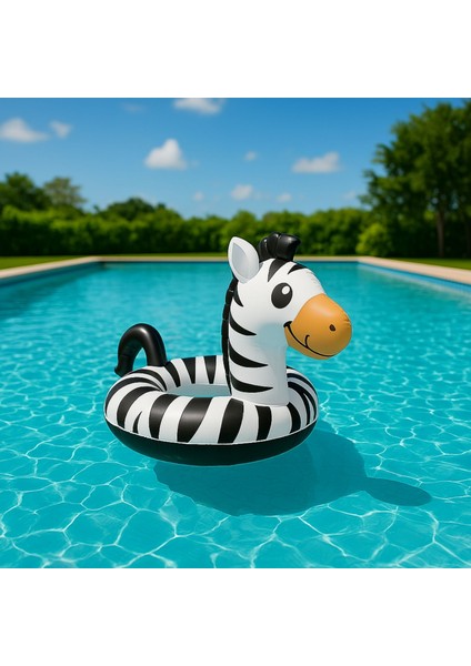 Egzotik Hayvanlar Deniz Simiti-Safari Party-Tropik Dostlar –kuş, Maymun, ZEBRA(57X51CM)