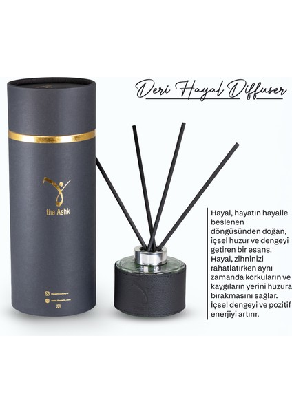 Deri Hayal Siyah Diffuser 150 ml