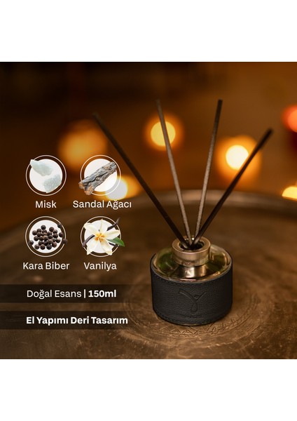 Deri Hayal Siyah Diffuser 150 ml