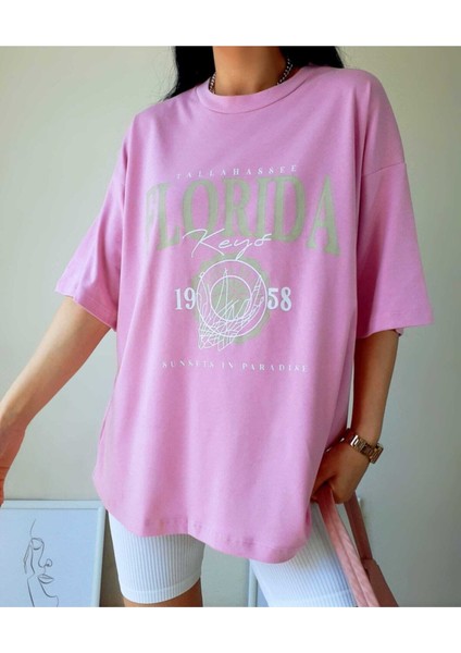 Tarzsokak Florida Kadın Leylak Oversize