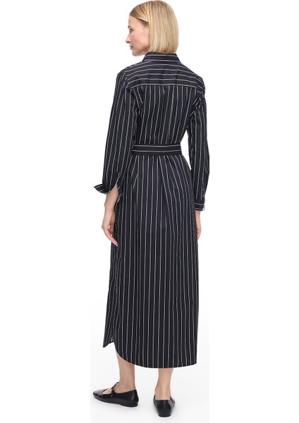 Siyah Toris Rahat Kalıp Diz Boy Elbise indirimleri