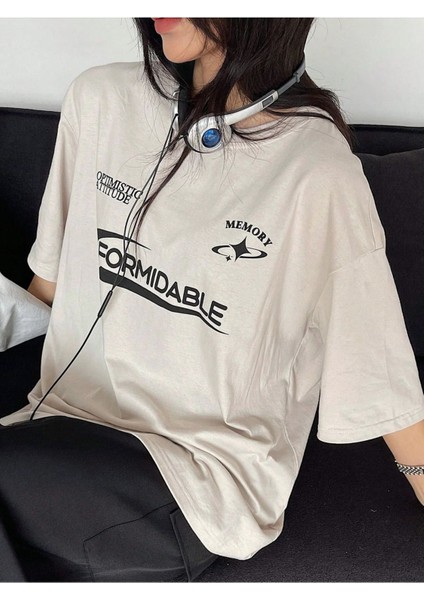 Tarzsokak Kadın Bej Formıdable Oversize