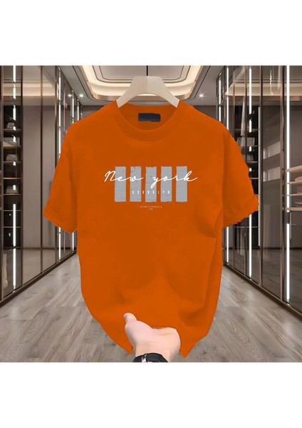 New York x Baskılı Siyah